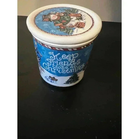 “Keep Friends Close at Christmas” Snowman Mug - Picture 2 of 8